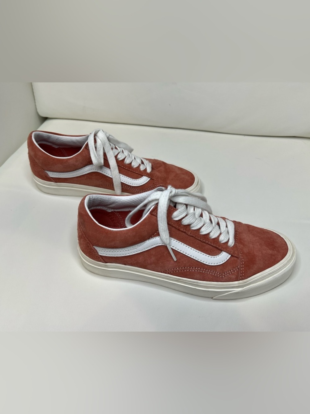 Vans Premium Old Skool Shoe Burnt Brick Men’s 6.5 women’s 8